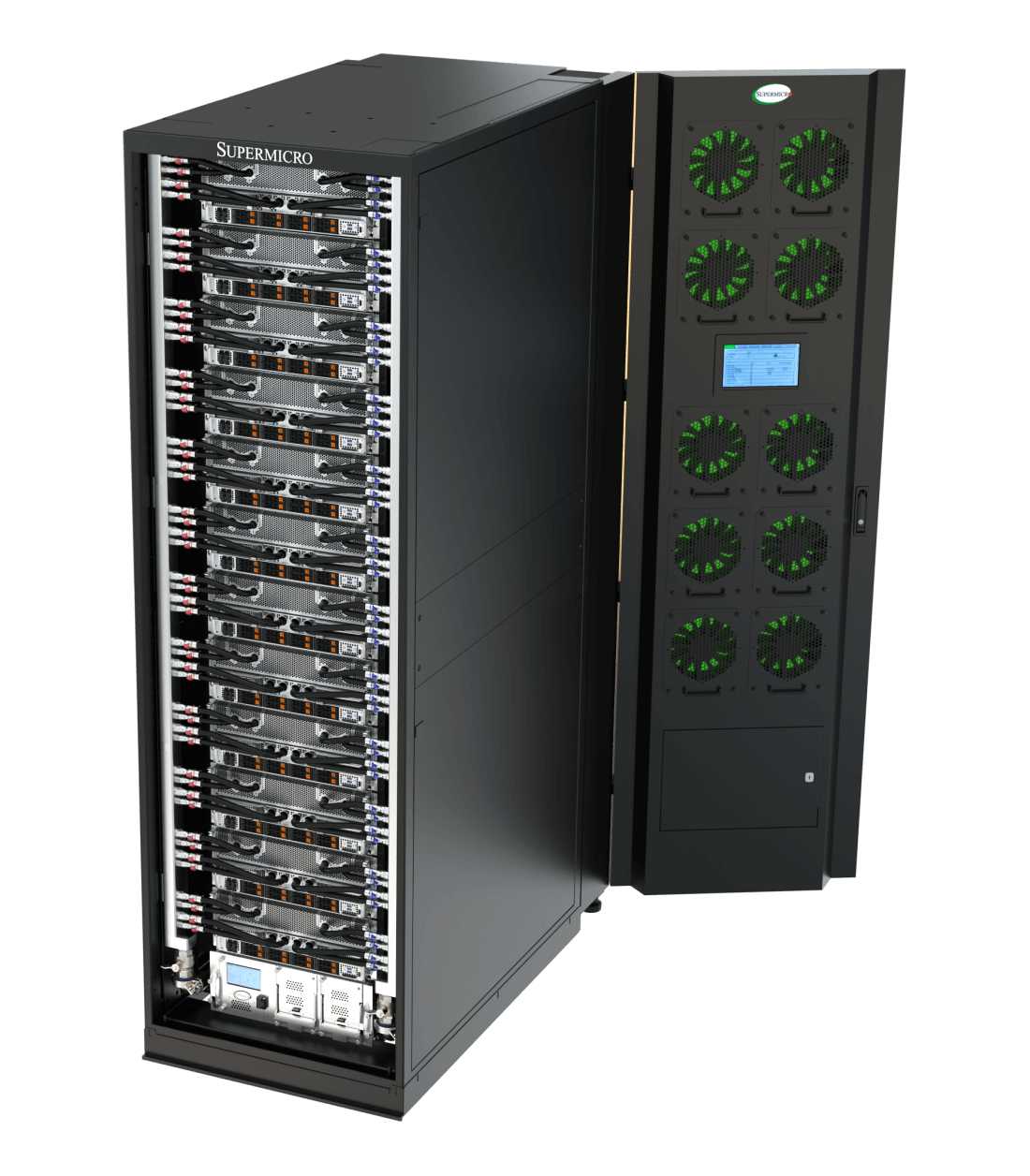 Supermicro DCBBS rack solution shot