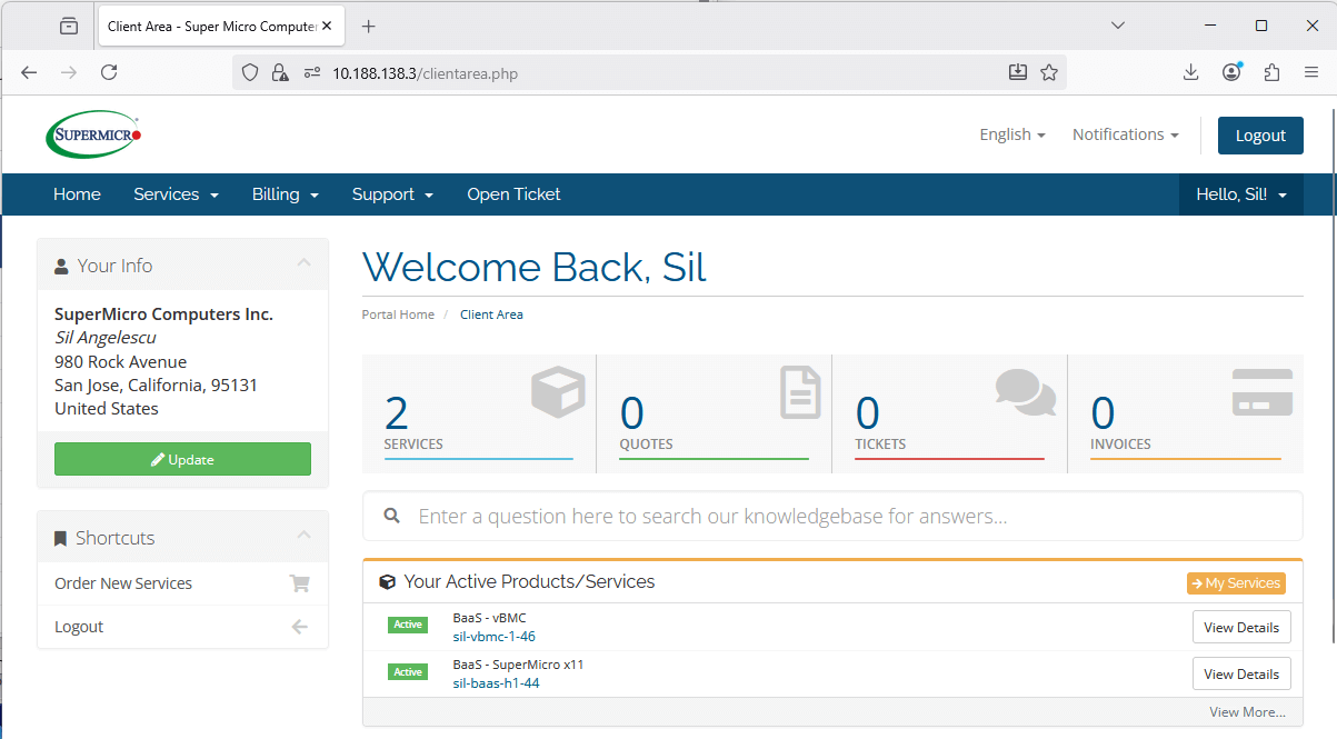 Screenshot - SuperCloud Developer Experience Console (SDX)