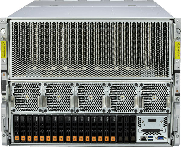 Supermicro X13 8U 8-GPU system SYS-821GE-TNHR